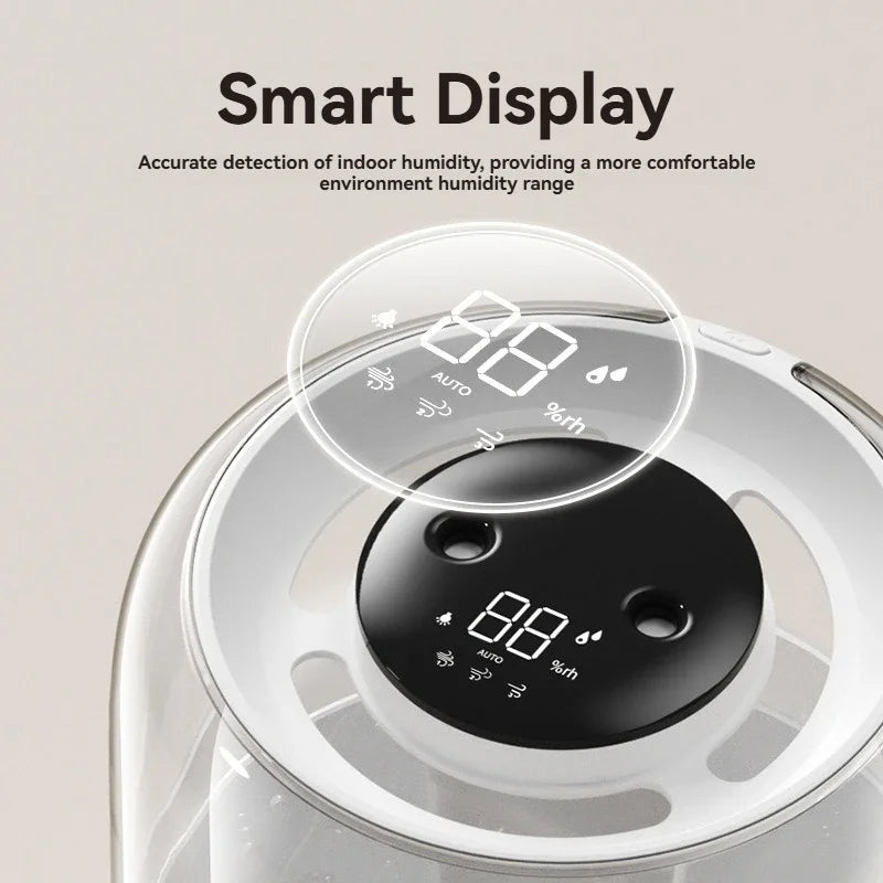 Xiaomi MIJIA 3.8L Umidificador de grande capacidade USB Spray duplo Baixo ruído Casa Quarto Escritório Luz noturna Difusor de óleo essencial